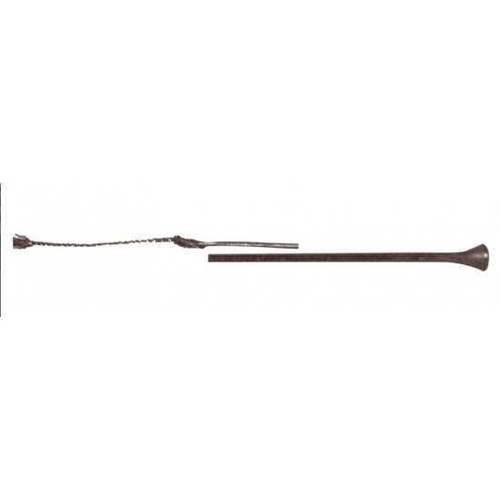 FRUSTINO DA DRESSAGE CM 120 COLORE NERO BOTTONE PLASTICA 