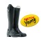STIVALI EQUITAZIONE MONTA INGLESE BIMBO/A BRETON_YOUNG TATTINI In pelle di vitello bottalata con cerniera lampo posteriore e stringhe anteriori elastiche e TECNOLOGIA CLOSE CONTACT