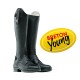 STIVALI EQUITAZIONE MONTA INGLESE BIMBO/A BRETON_YOUNG TATTINI In pelle di vitello bottalata con cerniera lampo posteriore e stringhe anteriori elastiche e TECNOLOGIA CLOSE CONTACT
