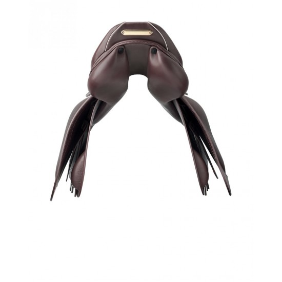  SELLA SALTO OSTACOLI PER CAVALLO PRESTIGE VERSAILLES CUOIO NEW PELLE DOPPIATA