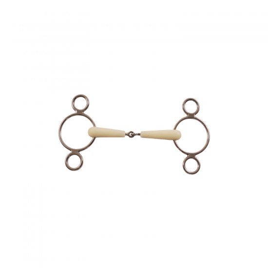 FILETTO PESSOA HAPPY MOUTH SNODATO 1 CHIAMATE INOX MONTA INGLESE EQUITAZIONE