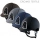 CASCHI equitazione KEP ITALIA CROMO TEXTILE casco superior helmets cornice cromata monta inglese