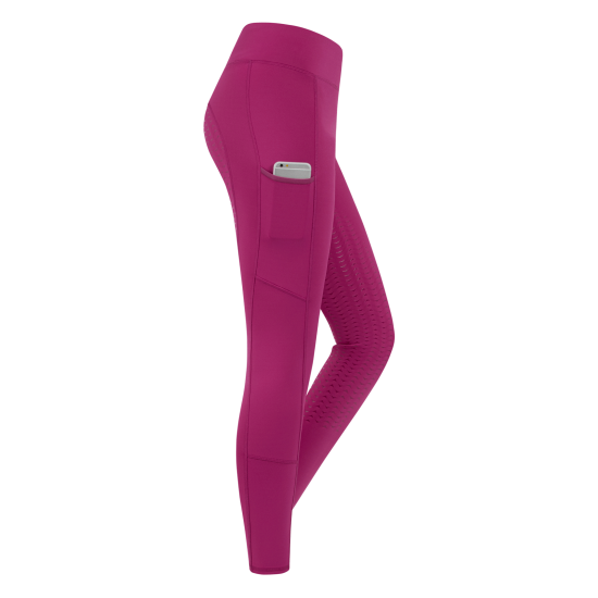 Leggings da equitazione Ella in morbido materiale avvolgente con total grip silicole