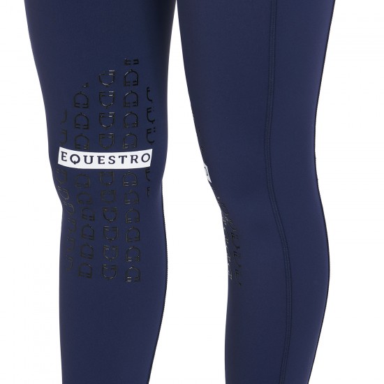 LEGGINGS DONNA SLIM FIT LIGHT TESSUTO ELASTICIZZATO equestro Leggings donna slim fit modello Kao light in tessuto tecnico elasticizzato leggero e traspirante, perfetto per la stagione estiva.