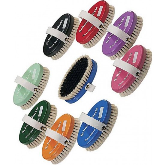 BRUSCA PONY SETOLE NATURALI BRUSCA SPAZZOLA PER PULIZIA CAVALLI CURA DEL PELO 