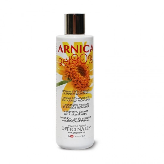 Officinalis Arnica Gel 90% con arnica montana e olio di timo e Menta e estratti di Timo e Salvia 250ml PER DOLORI E TRAUMI MUSCOLARI DEGLI ARTI DEL CAVALLO  