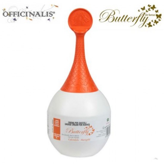 Crema per zoccolo Officinalis Butterfly alla calendula, ideale per zoccoli duri e secchi. 900ml