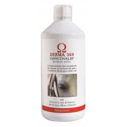 INTEGRATORE PER LA CUTE DEL CAVALLO Officinalis Derma 369 Horse 1 lt  Mangime complementare per cavalli