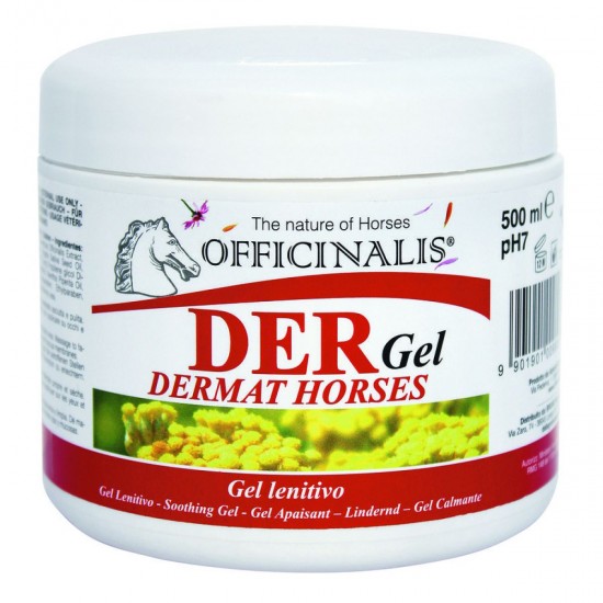 Der GEL LENITIVO OFFICINALIS 500 ml. per la cute dermatiti del cavallo ANTIINSETTI