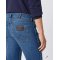 Jeans UOMO Wrangler regular monta Western Greensboro Medium Stretch in Bright Stroke soft luxe