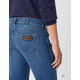Jeans UOMO Wrangler regular monta Western Greensboro Medium Stretch in Bright Stroke soft luxe