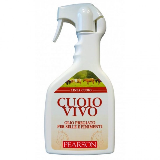 Pearson Cuoio Vivo Olio Extra 700ml per cuoio per ammorbidire e mantenere elastico il cuoio dei finimenti e selle.