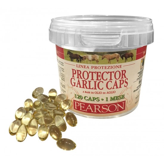 CAPSULE ALL'AGLIO PEARSON PER CAVALLI INSETTOREPELLENTE NATURALE  120 capsule