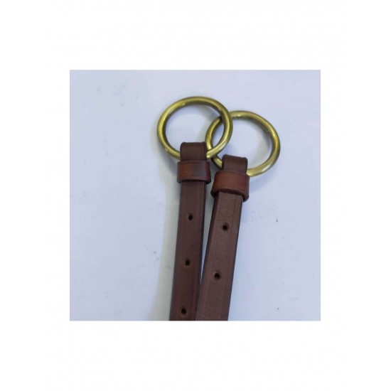 PETTORALE IN CUOIO INGLESE CON FASCE ELASTICHE,ANELLI E FIBBIE OTTONE,ELASTICO BORDEAUX SARM
