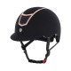 CASCOEQUITAZIONE MONTA INGLESE CAVALIERE EQUESTRO MODELLO ECLIPSE PLAIN VELVET velluto MISURA REGOLABILE 