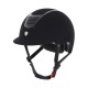 CASCOEQUITAZIONE MONTA INGLESE CAVALIERE EQUESTRO MODELLO ECLIPSE PLAIN VELVET velluto MISURA REGOLABILE 