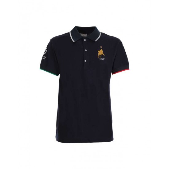 POLO EQUITAZIONE MONTA INGLESE UOMO CAVALLERIA TOSCANA FISE
