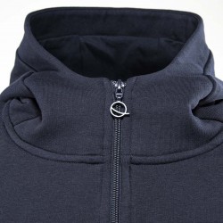 Felpa Donna Eqode classica con cappuccio, realizzata in tessuto traspirante elasticizzato.