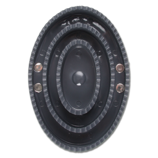 Striglia rotonda per cavallo in gomma Premium