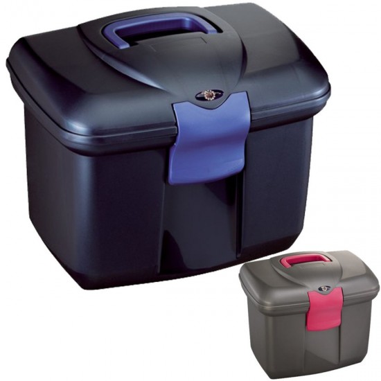 Bauletto per pulizia del cavallo equitazione portaoggetti alto con separatore Sartore