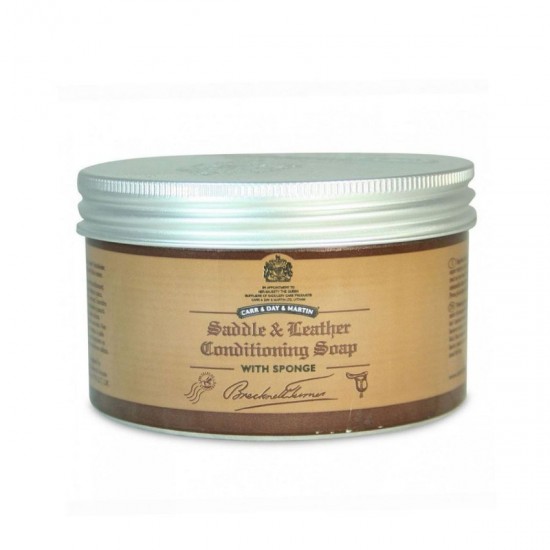 SAPONE PER CUOIO SADDLE E LEATHER CONDITIONING SOAP CON SPUGNA