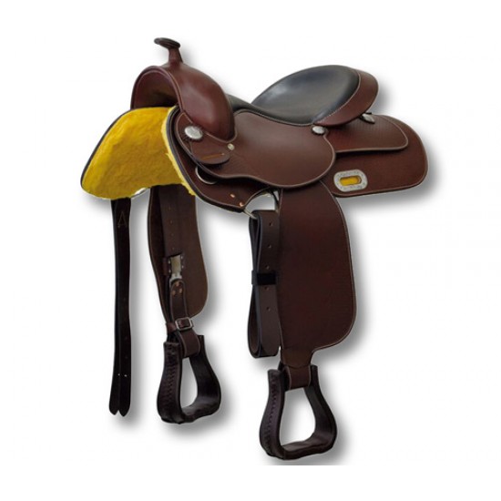 Sella western equitazione Lakota modello reining per cavallo adatta a passeggiate