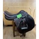 SELLA PRESTIGE USATA OCCASIONE MICHEL ROBERT MARRONE MISURA 17' COME NUOVA!! Completa di staffe e staffili ORIGINALI!