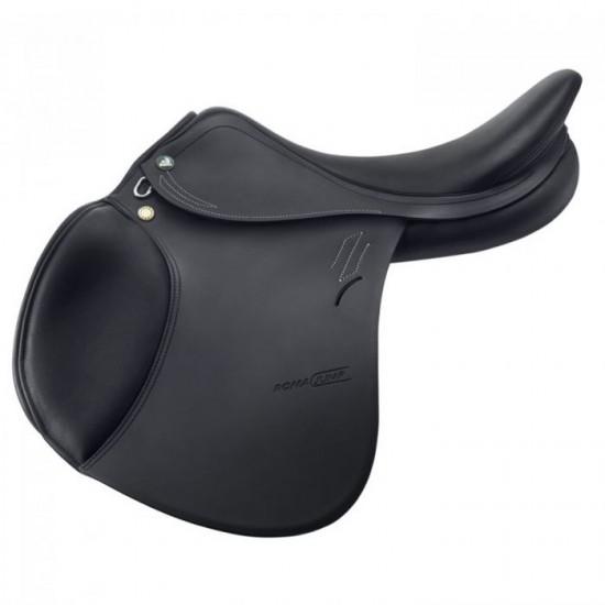 Sella PER CAVALLO NUOVA Da Salto ostacoli Prestige Roma Jump con staffe e staffili in OMAGGIO 