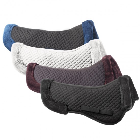 Sottocuscino pad per Cavallo Daslo protezione trapuntato foderato con agnello sintetico