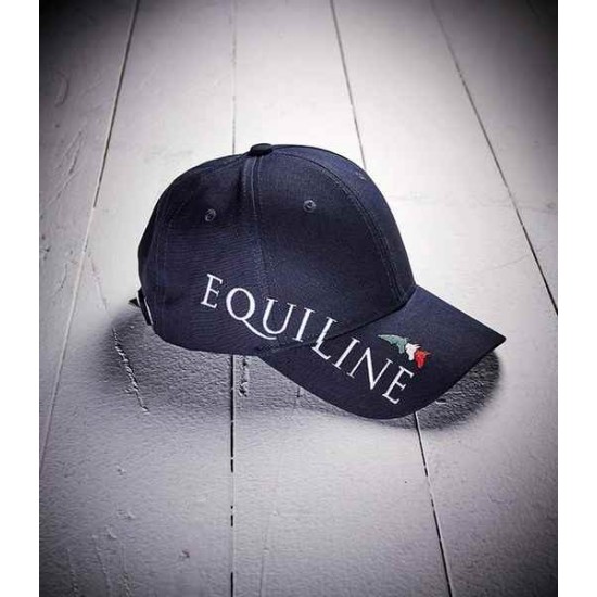 Cappellino in cotone equitazione monta inglese Unisex con logo Equiline