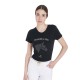 Equestro T-shirt diamonds horse life donna cotone T-shirt donna slim fit in cotone a mezza manica rappresenta la perfetta unione tra comodità ed eleganza grazie ai suoi dettagli.