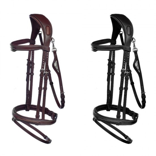 EQUILINE Testiera cavallo anatomica Light JP