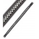 Frontalino per testiera cavallo Tattini in cuoio decorato con 2 file di strass alternati bianco/nero
