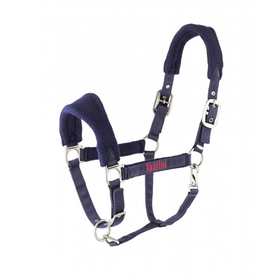 TATTINI CAPEZZA PER CAVALLO IN NYLON IMBOTTITA CON PILE