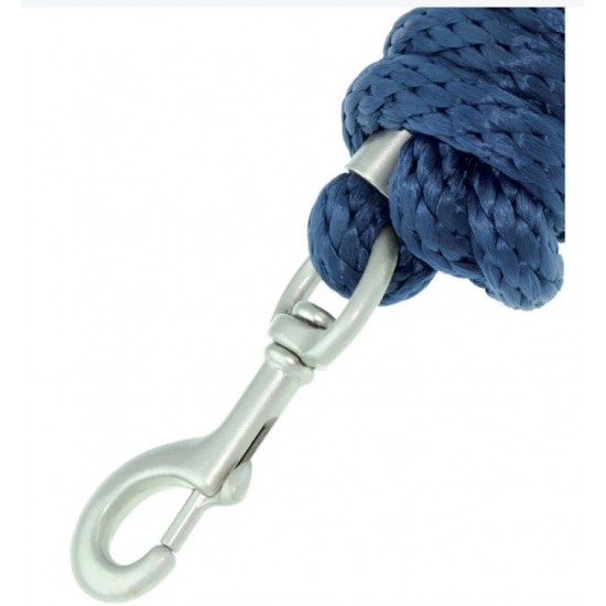 Lunghina per cavallo In Nylon Morbido, Moschettone Satinato Eco-Line, lunghezza 2 mt