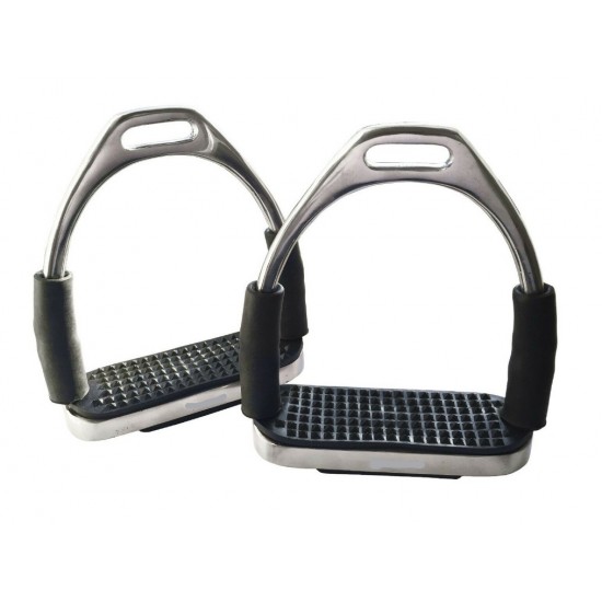 STAFFE MONTA INGLESE PER CAVALLO DI SICUREZZA TATTINI IN ACCIAIO INOX A SNODO 