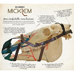 TESTIERA PER CAVALLO Rambo Micklem Competition Bridle BRIGLIA