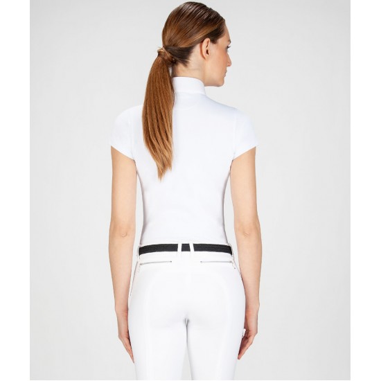 Polo equitazione Equiline donna da concorso manica corta Isabel 