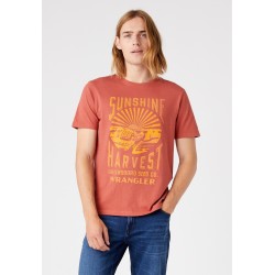 Maglia manica corta Wrangler EARTH DREAM TEE - T-shirt con stampa cotone 